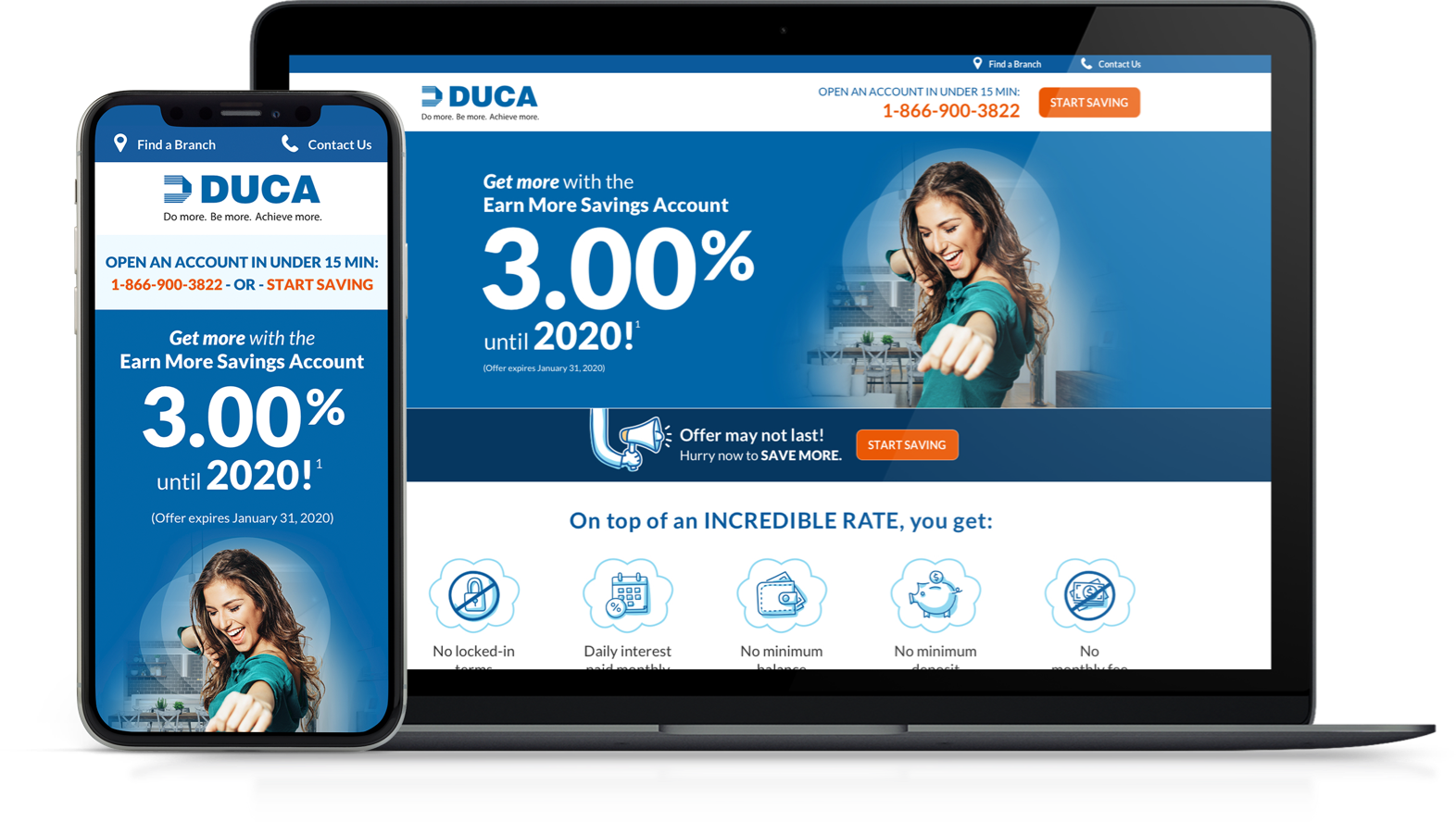 DUCA Duca on a Screen