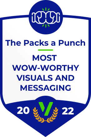 The Packs a Punch - Badge The Road Map Award